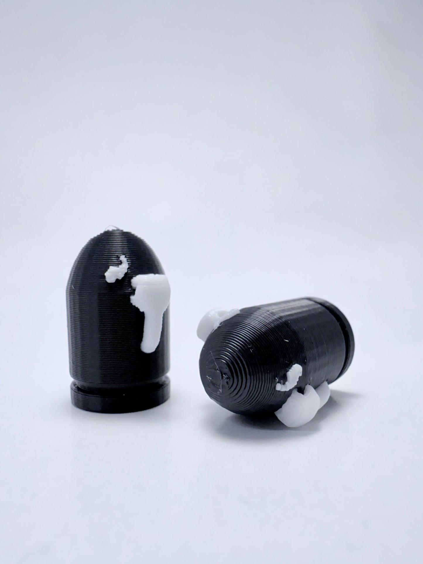 Bullet Bill Valve Cap Set – Custom 3D Printed Bike Accessory