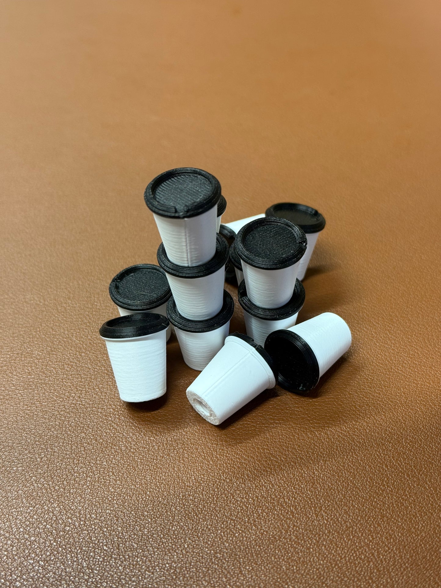 Coffee to Go Valve Cap Set | 3D Printed Bike Accessory