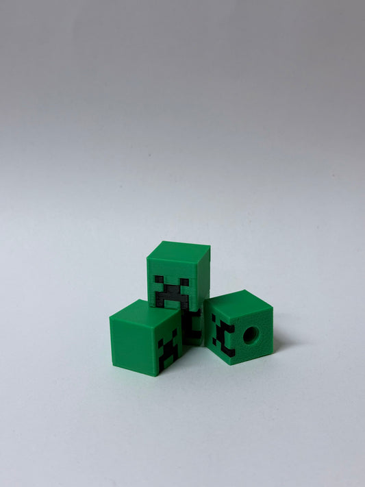 Creeper Minecraft Valve Cap Set | 3D Printed Bike Accessories