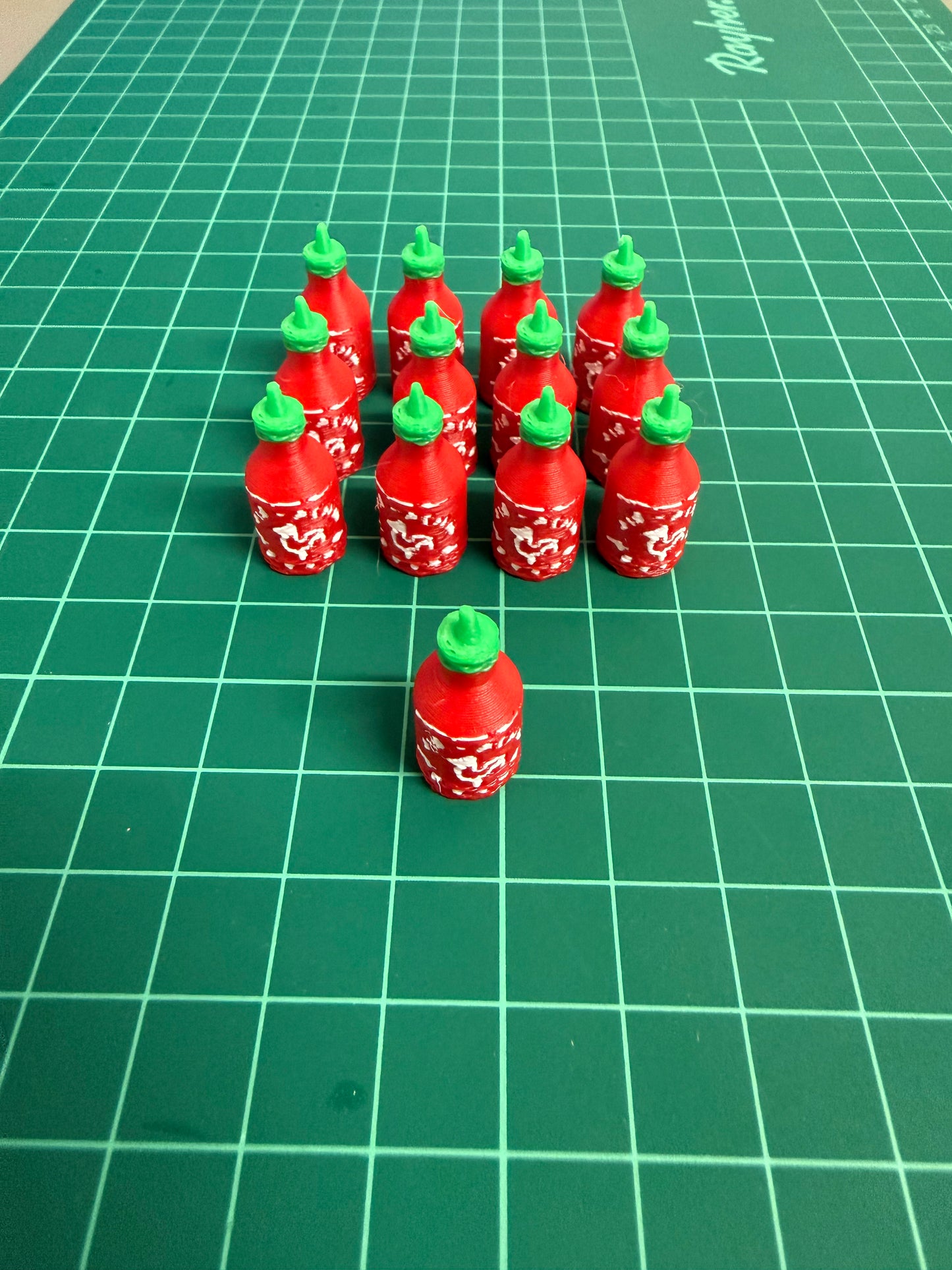 Sir-Racha Valve Cap Set | 3D Printed Bike Accessory