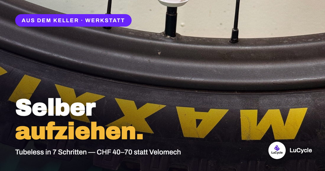 Tubeless selber aufziehen in 7 Schritten | LuCycle