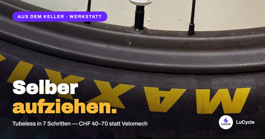 Tubeless selber aufziehen in 7 Schritten | LuCycle