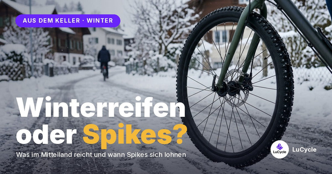 Velo-Winterreifen & Spikes: Schweizer Guide 2026