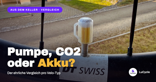 Velopumpe vs CO2 vs Akku-Pumpe | LuCycle