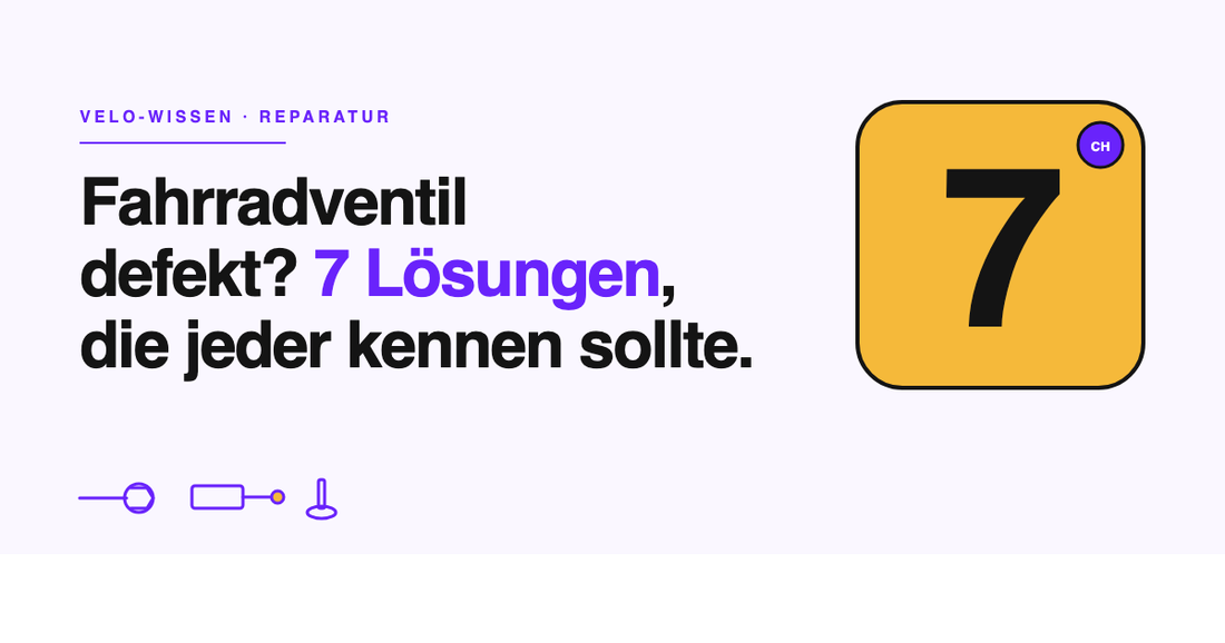 Fahrradventil defekt? 7 Lösungen Step-by-Step — LuCycle Anleitung für Presta und Schrader Ventile, Ersatzteile aus Frauenfeld